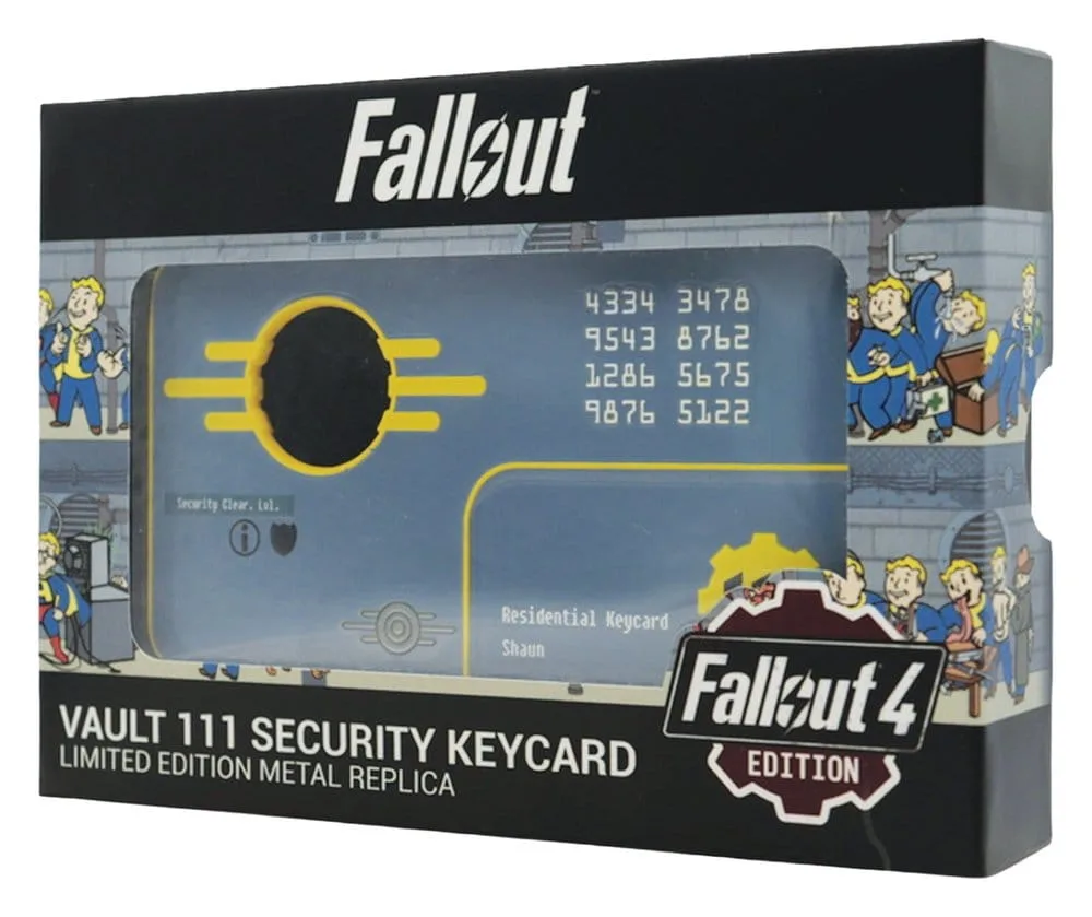 Fallout Keycard Replica – Vault 111 Limited Edition 11 cm 5
