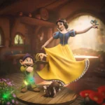 Disney Art Scale Statue – Snow White and Dopey 1/10 21 cm 3