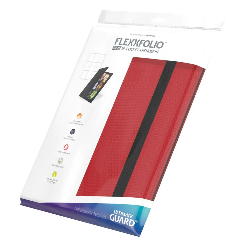 Ultimate Guard Card Binder – Red Flexxfolio 360 Xenoskin 8