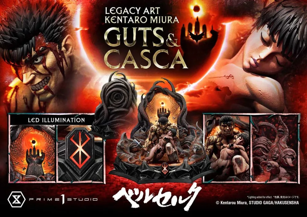 Berserk Statue – Guts and Casca 1/4 Scale 72 cm 2