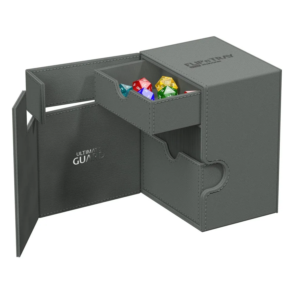 Ultimate Guard Deck Box – Grey Flip’n’Tray 133+ Xenoskin 6