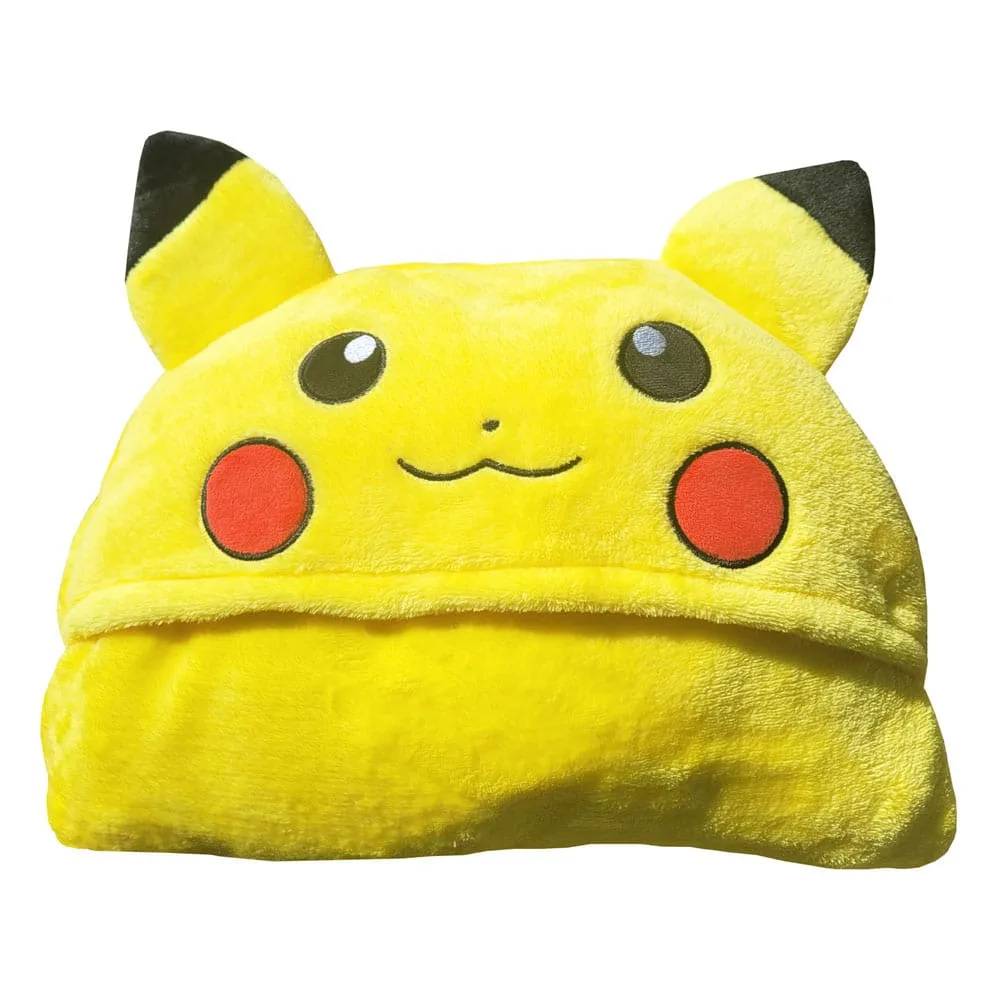 Pokémon Hooded Blanket – Pikachu 120 x 150 cm