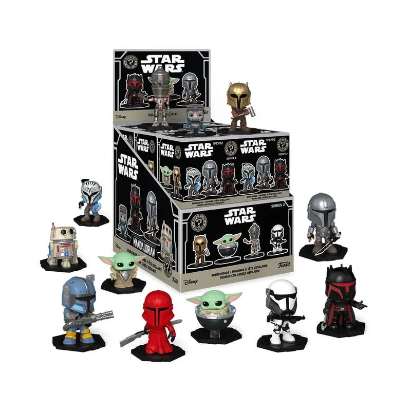 Star Wars Mini Figures – Mandalorian Mystery Mini Display of 12 5 cm