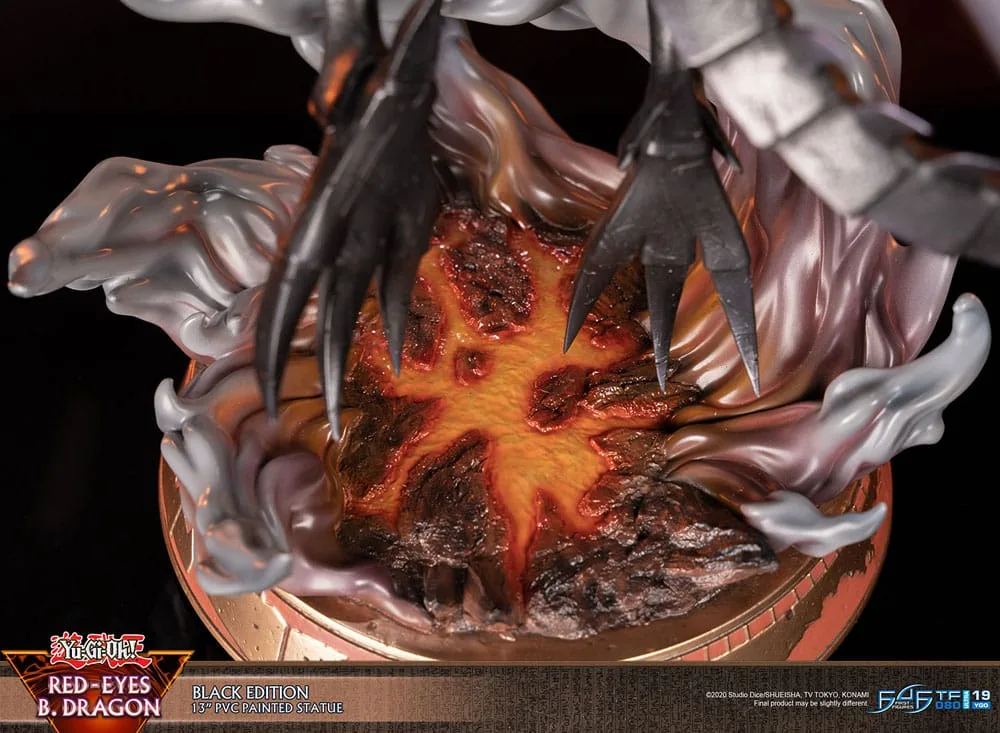 Yu-Gi-Oh! PVC Statue – Red-Eyes B. Dragon Black 33 cm 5