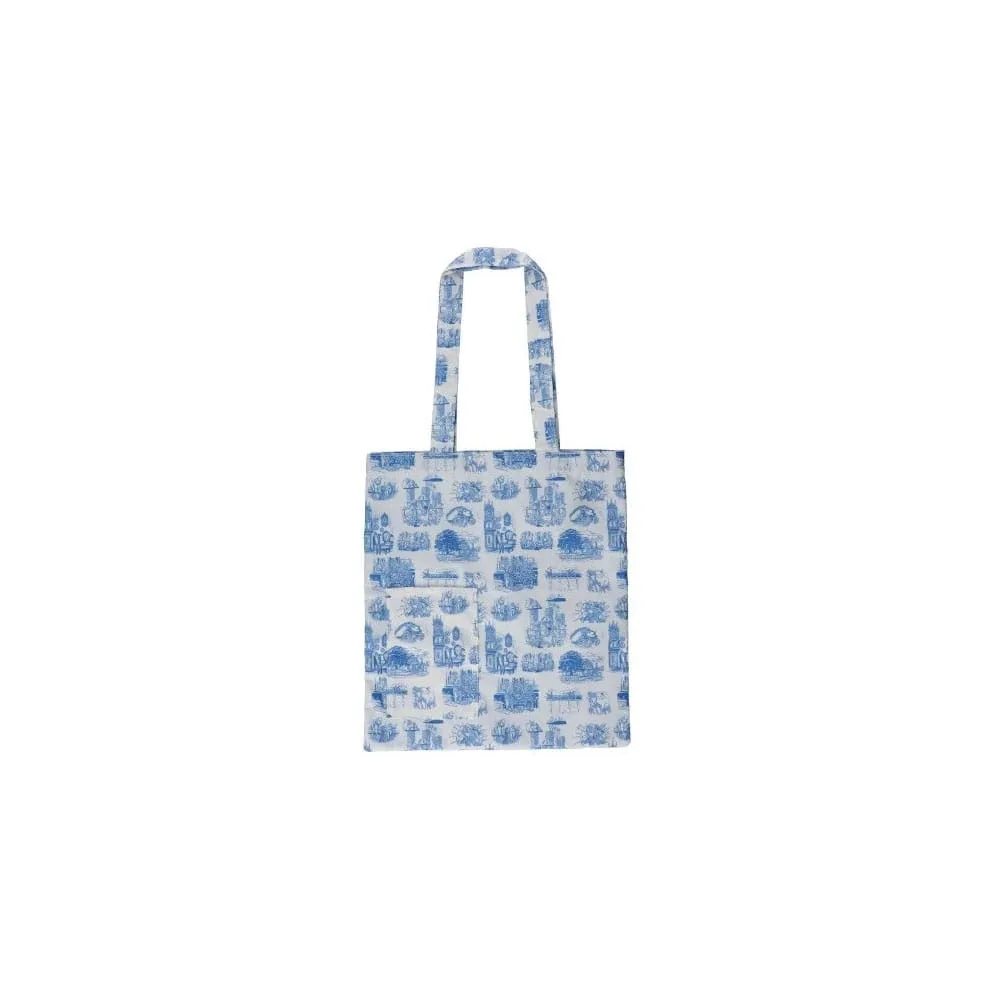 Whisper of the Heart Tote Bag – Blue Nostalgia 37 x 33 cm 3