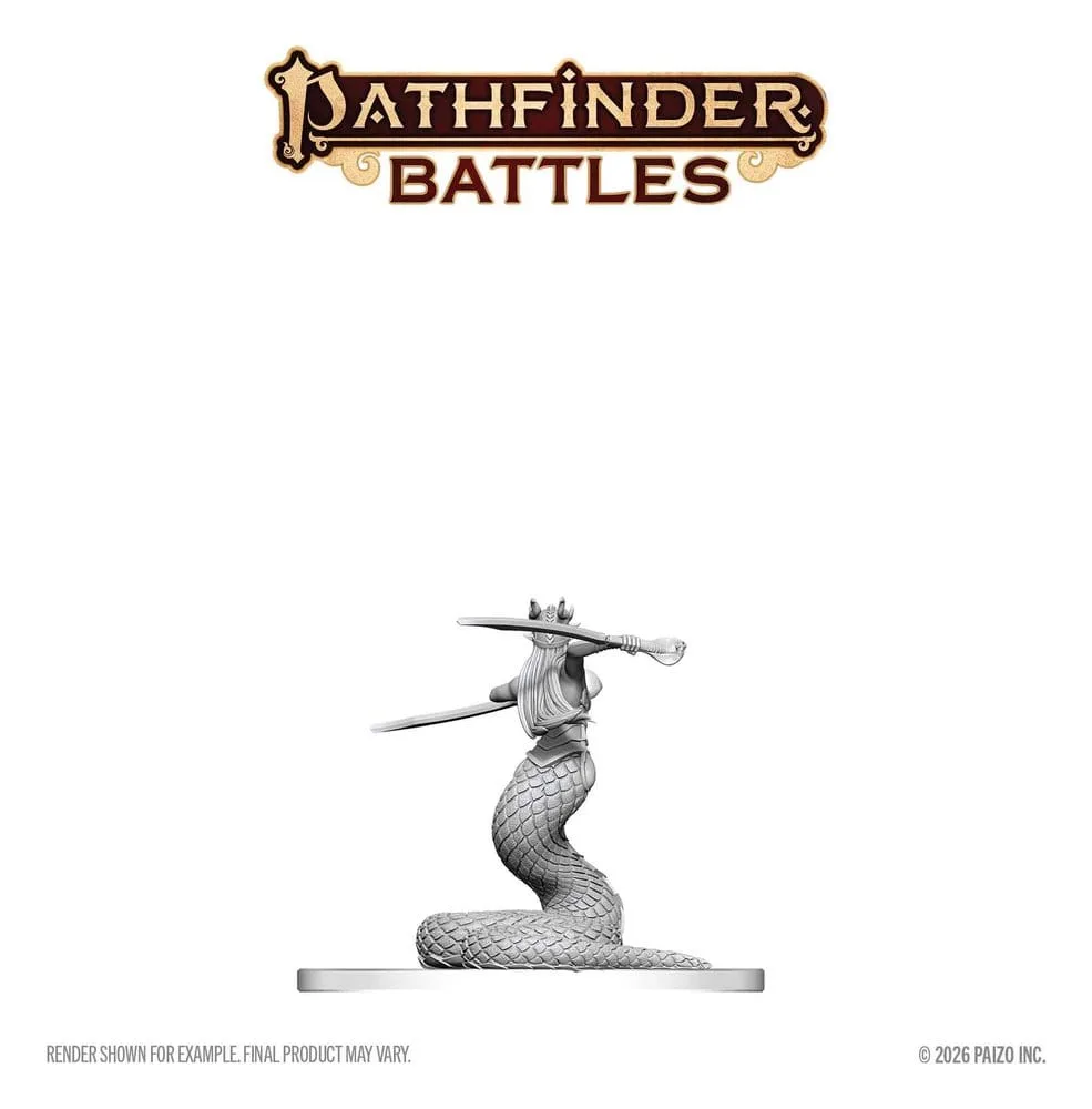 Pathfinder Battles miniatuur – Onbeschilderde Lamia Matriarch 13 cm 5