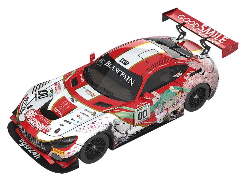 Hatsune Miku GT Project Model Car – AMG 2017 Spa 24H 1/64 7 cm