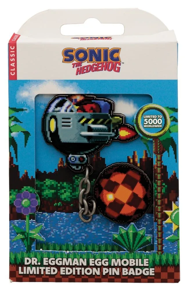 Sonic the Hedgehog Chained Pin – Dr. Eggman Egg Mobile 3