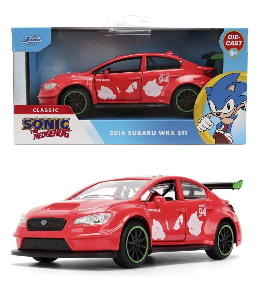 Sonic Diecast Cars – Knuckles 2016 Subaru WRX STI 1/32 6-Pack 2