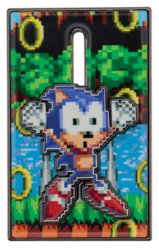 Sonic the Hedgehog Pin Badge – Moving Sonic 50 x 30 mm