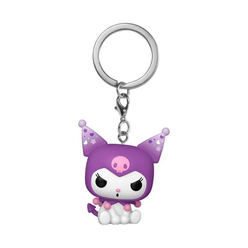 Sanrio Vinyl Keychains – Kuromi POP Display of 12 4 cm