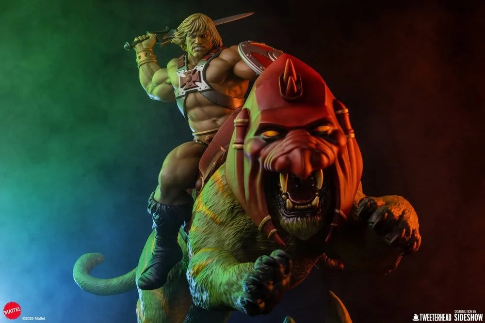 Masters of the Universe Statue – He-Man and Battle Cat 1/4 76 cm 3