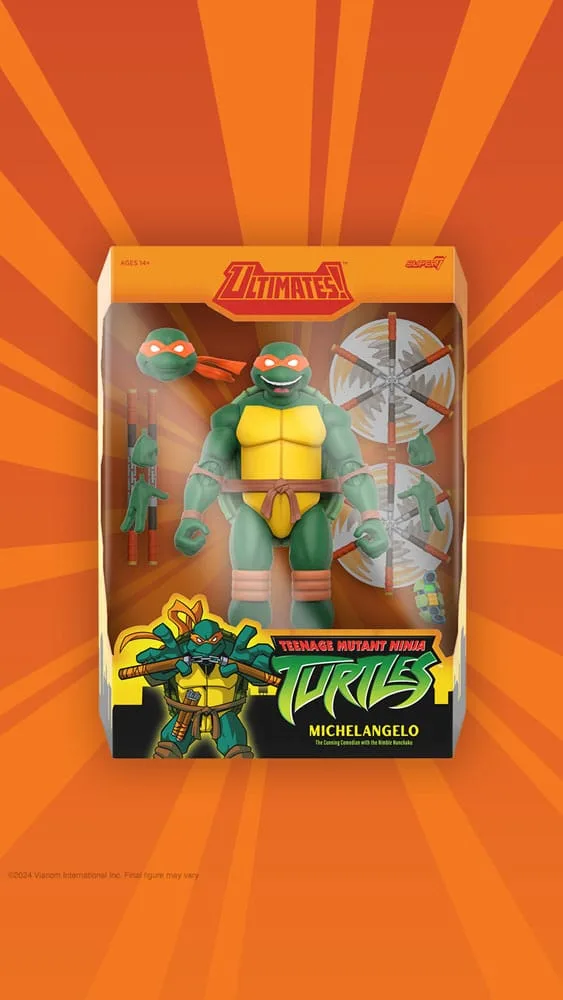 TMNT Action Figure – Michelangelo Ultimates Wave 12 18 cm 3