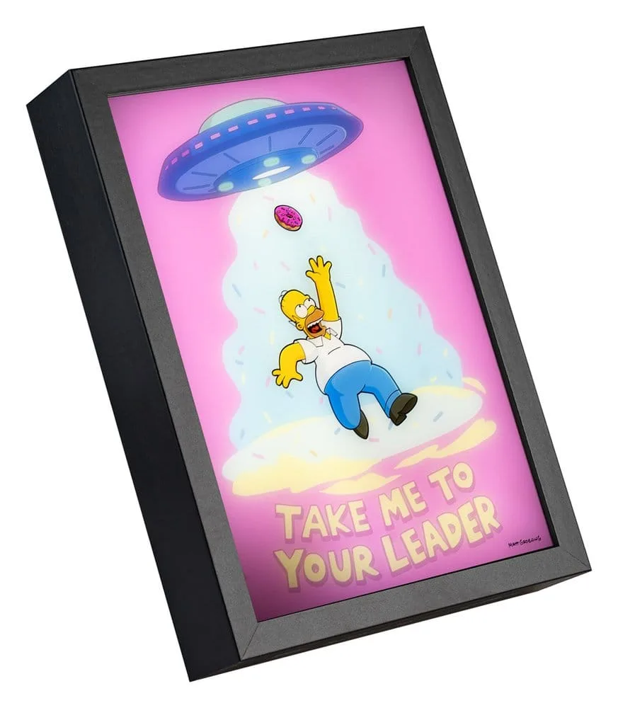 The Simpsons Framed LED Poster – Changing Design 20 x 28 cm