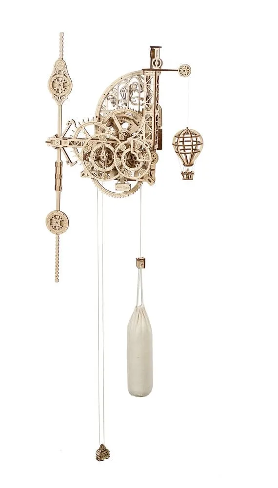 Ugears Houten Modelbouwset – Aero Clock wandklok 14