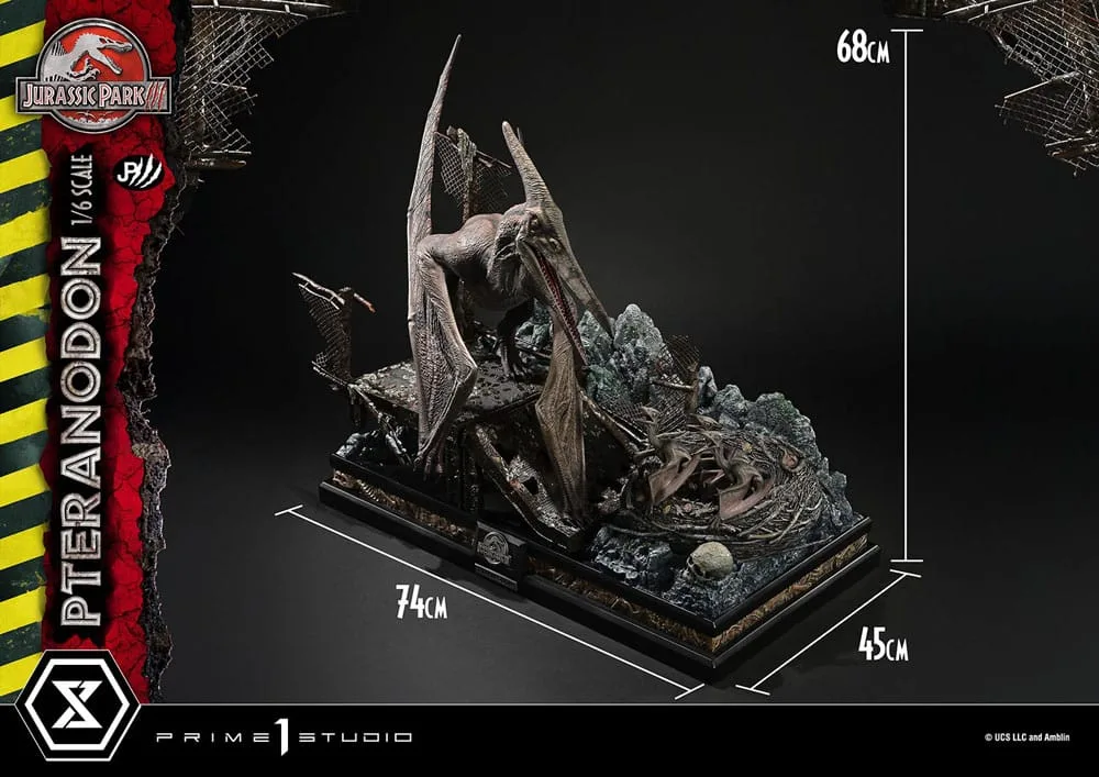 Jurassic Park III Beeld – Pteranodon Bonus Version 68 cm 9
