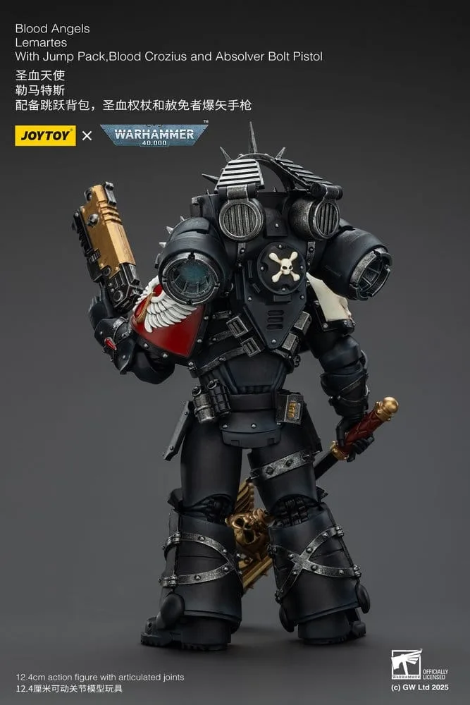 Warhammer 40,000 Action Figure – Blood Angels Lemartes 12.4 cm 5