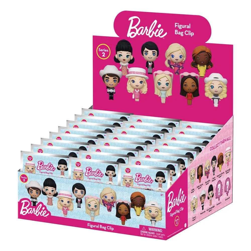 Barbie Foam Bag Clips – Series 2 Display of 24