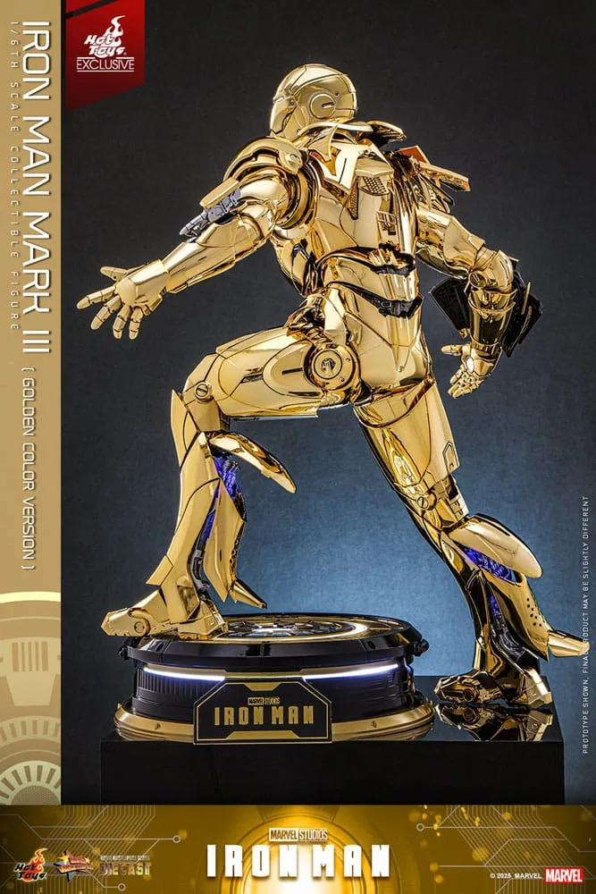 Iron Man Action Figure – Mark III Gold Version 1/6 33 cm 9