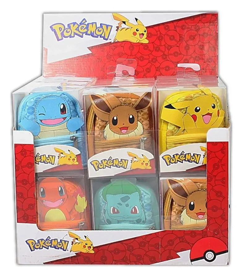 Pokémon Mini Backpack Display – 24 Pieces 12 cm