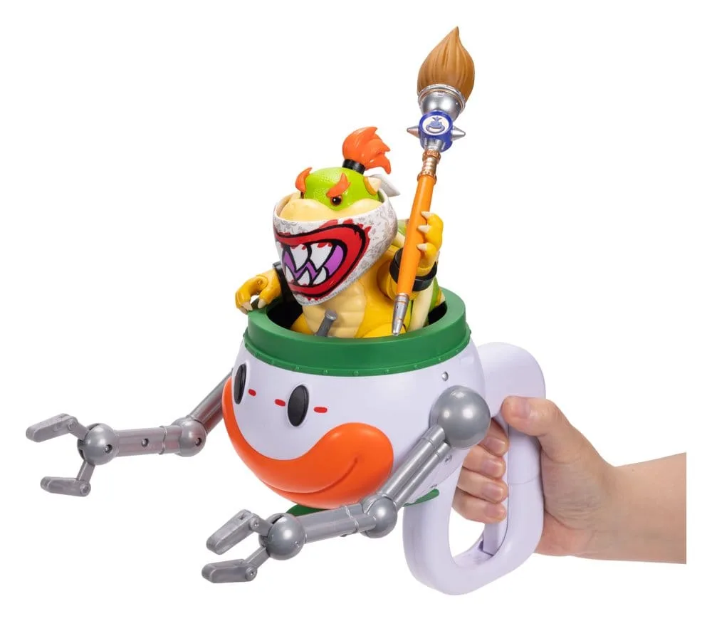 Super Mario Galaxy Movie Figure – Bowser Jr. with Clown Car 13 cm 15