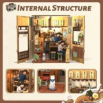 Miniature House Model Kit – CuteBee Oishii Kyoto 22 x 13 cm 14