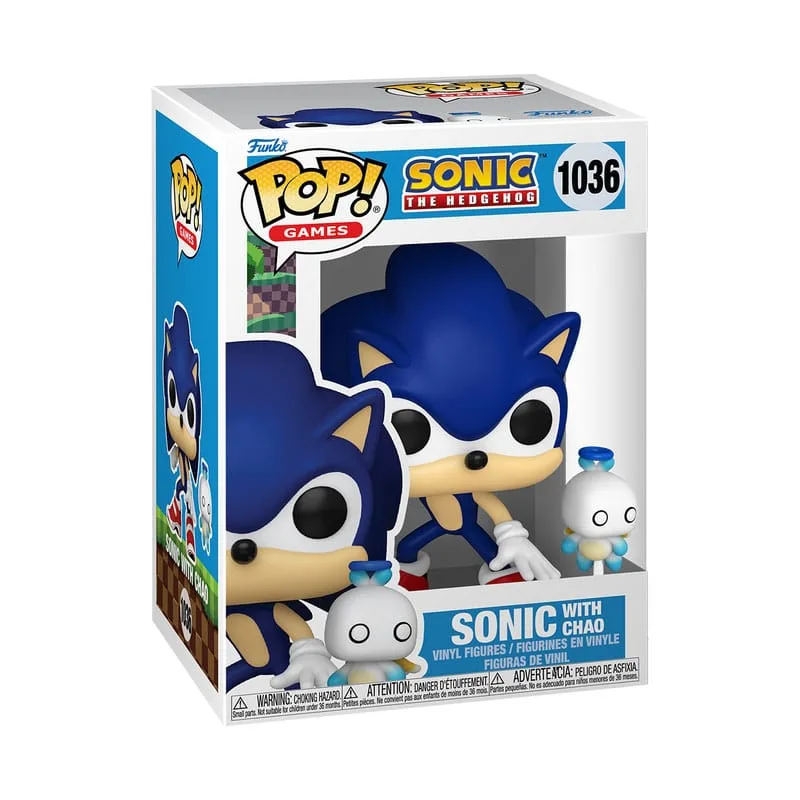 Sonic the Hedgehog Vinyl Figure – Funko Pop with HChao 9 cm 2