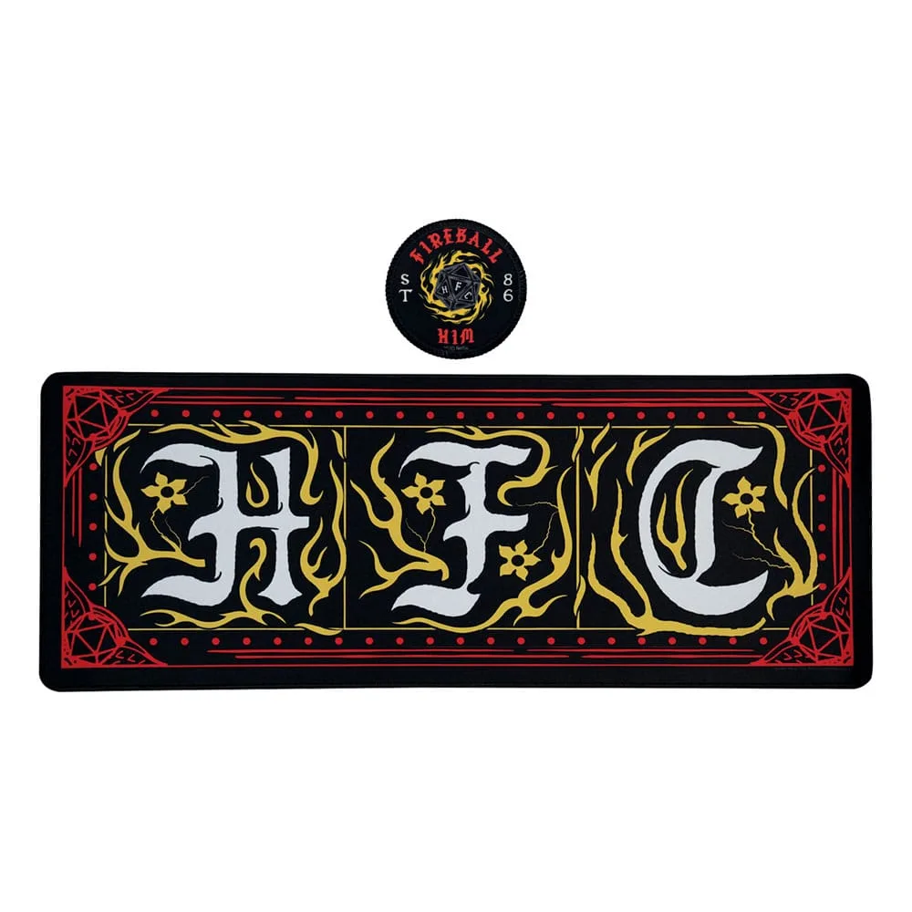 Stranger Things Desk Pad and Coaster Set – Hellfire Club