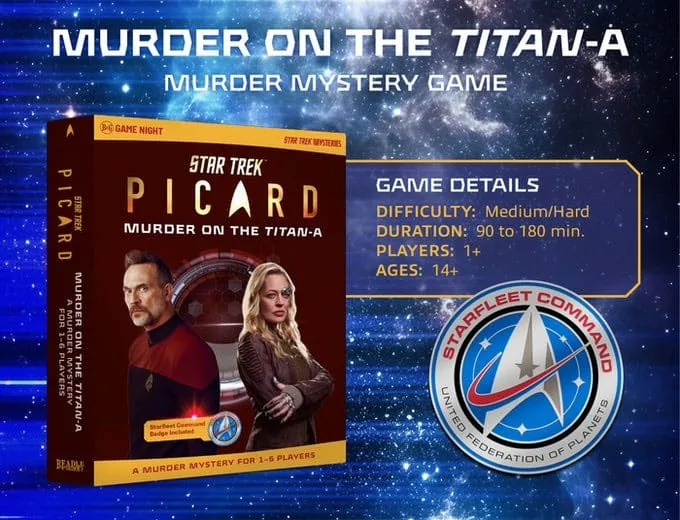 Star Trek Picard Mystery Game – Murder on the Titan-A 3