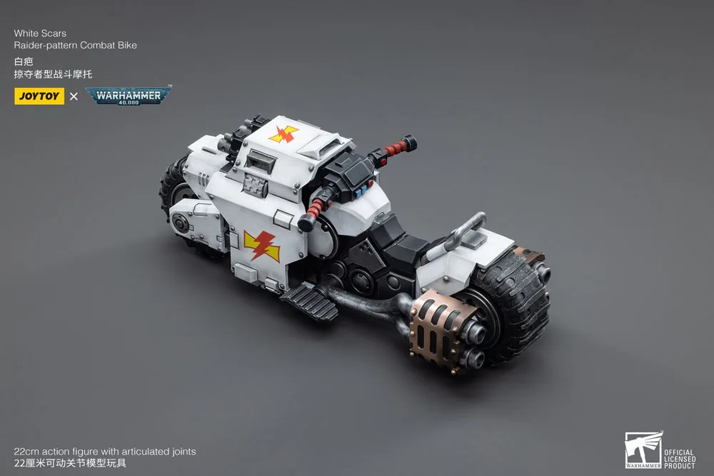 Warhammer 40K Vehicle – White Scars Raider Combat Bike 22 cm 17