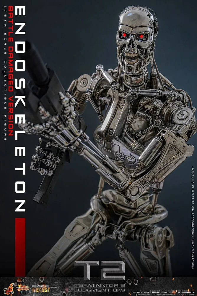 Terminator 2 Figure – Battle-Damaged Endoskeleton 1/6 31 cm 4