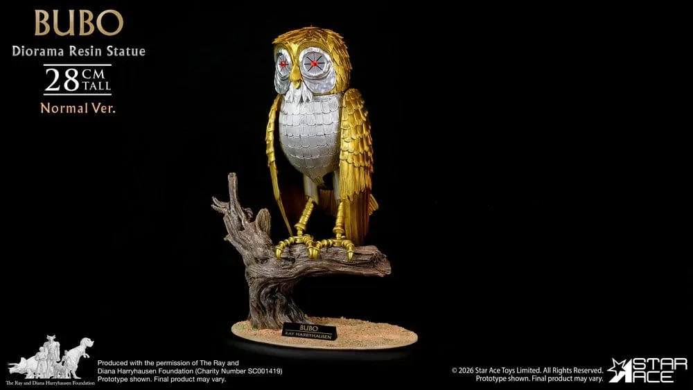 Ray Harryhausen Diorama Statue – Bubo Normal Version 28 cm 2