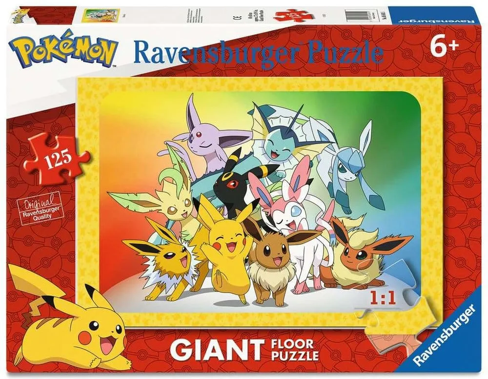 Pokémon Floor Puzzle – 125 Pieces 69 x 49 cm
