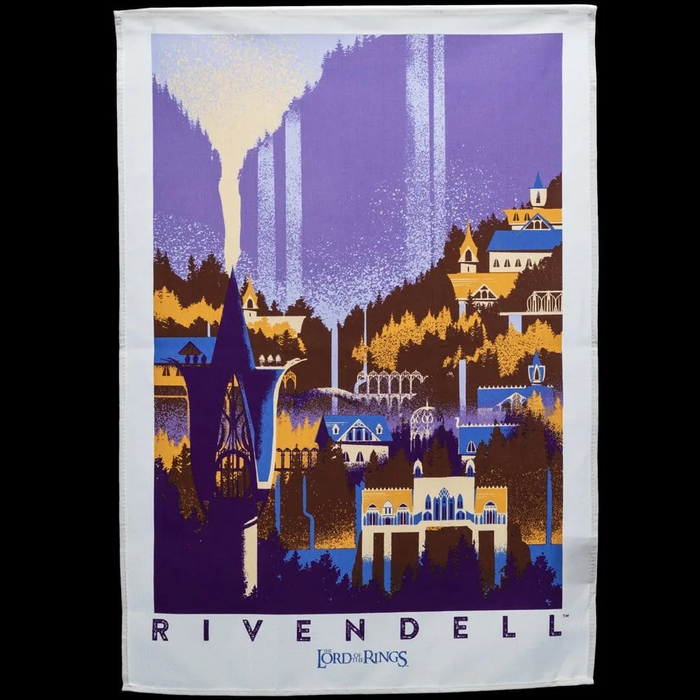 Lord of the Rings Tea Towels – Rivendell and Hobbiton 2-Pack 70 cm 3