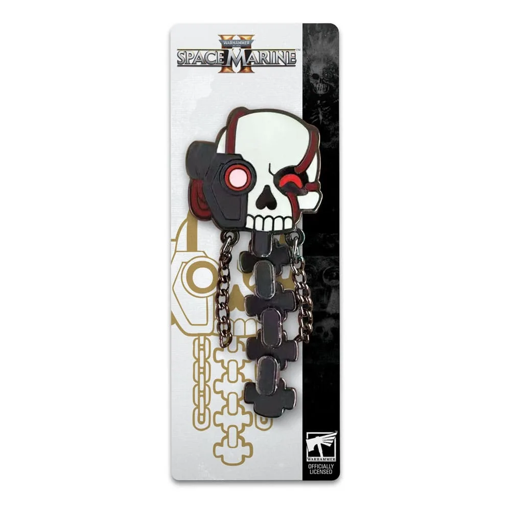 Space Marine 2 Pin Badge – Servo Skull 5 cm 2