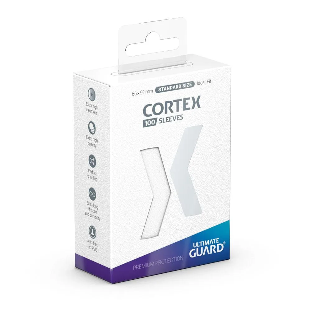 Ultimate Guard Card Sleeves – White Cortex 100 Pack 66 x 91 mm