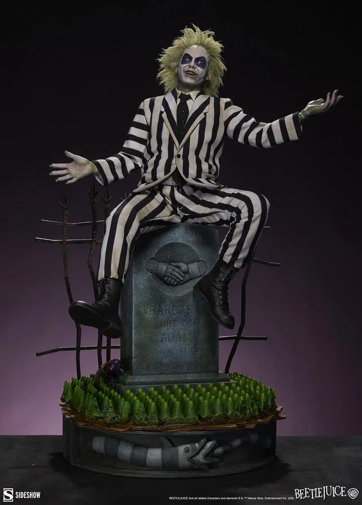 Beetlejuice Mixed Media Statue – Premium Format 54 cm 8