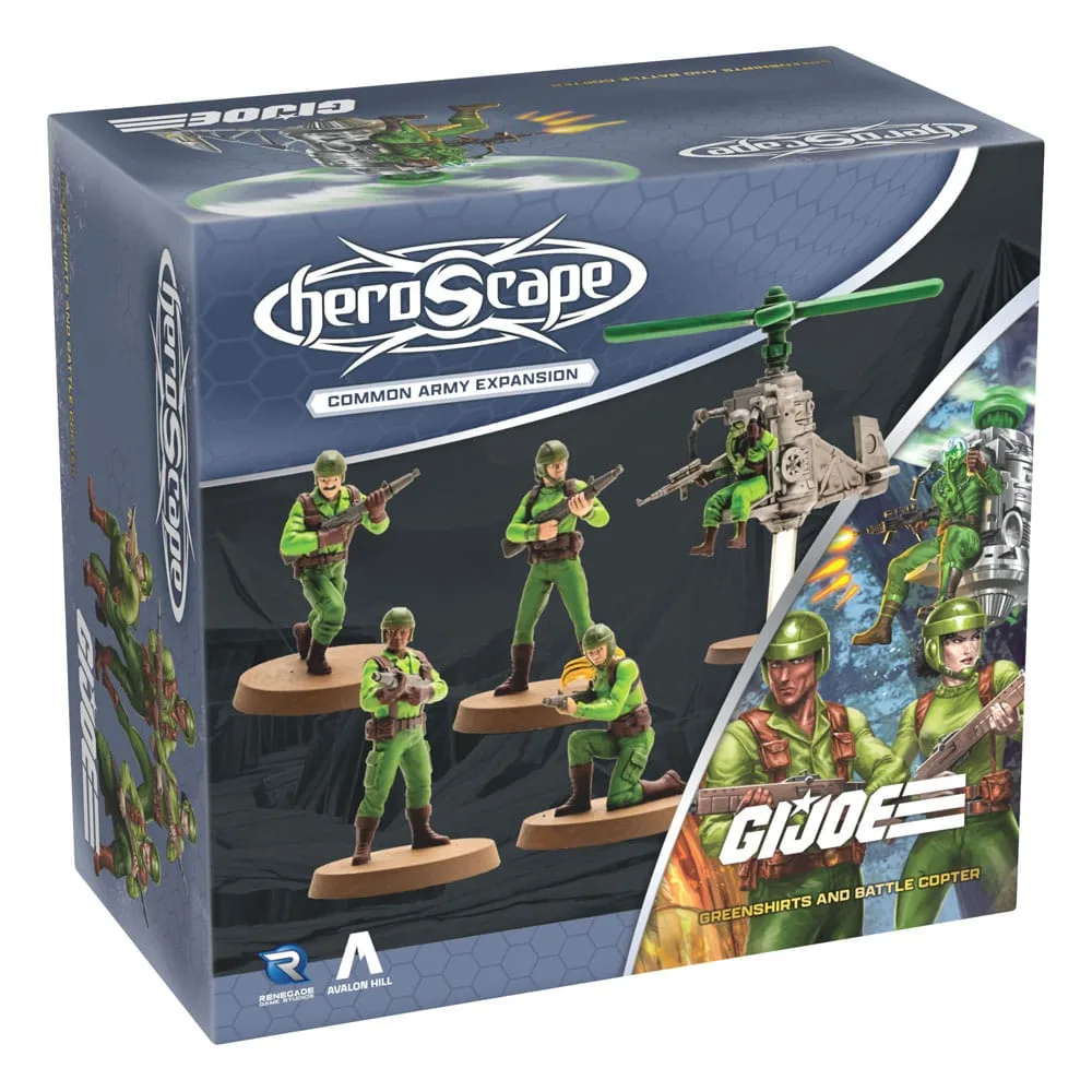 G.I. Joe Heroscape Expansion – Greenshirts & Battle Copter