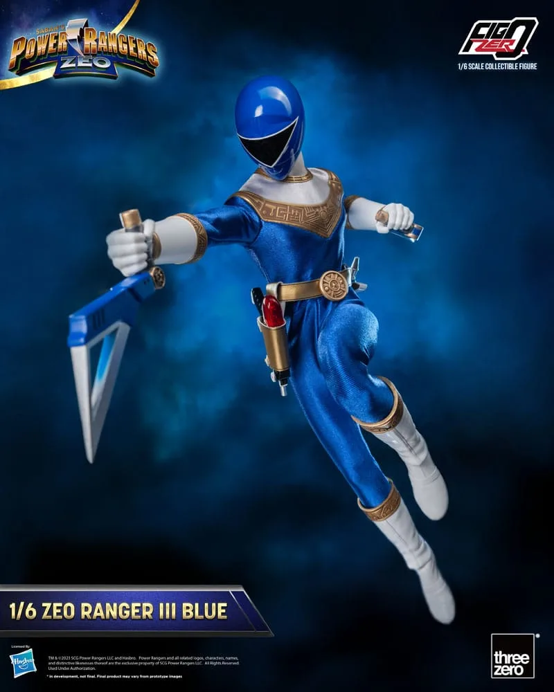 Power Rangers Zeo Action Figure – FigZero Blue III 1/6 30.7 cm 5