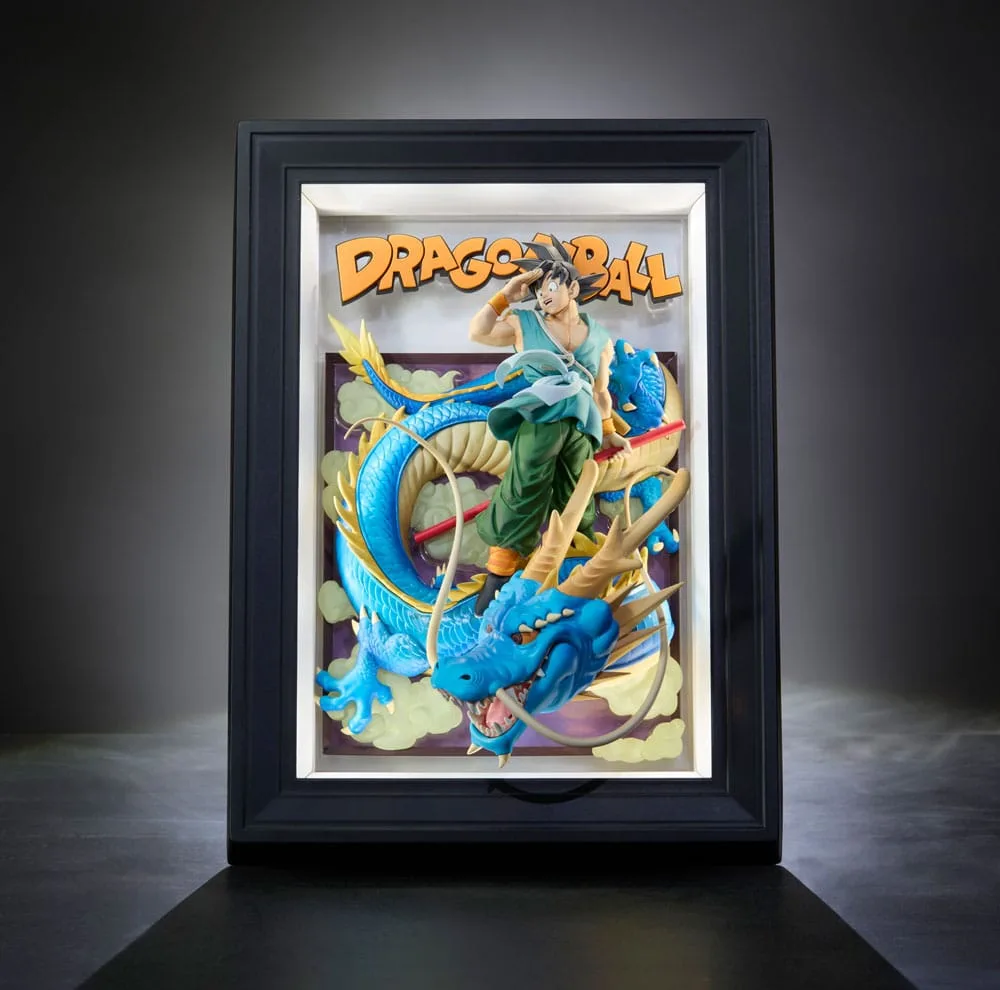 Dragon Ball Z 3D Relief Picture – Son Goku and Dragon 27 cm