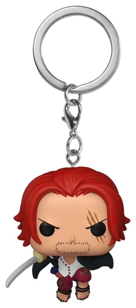 One Piece Pop Vinyl Keychains – Shanks 12-Piece Display 4 cm