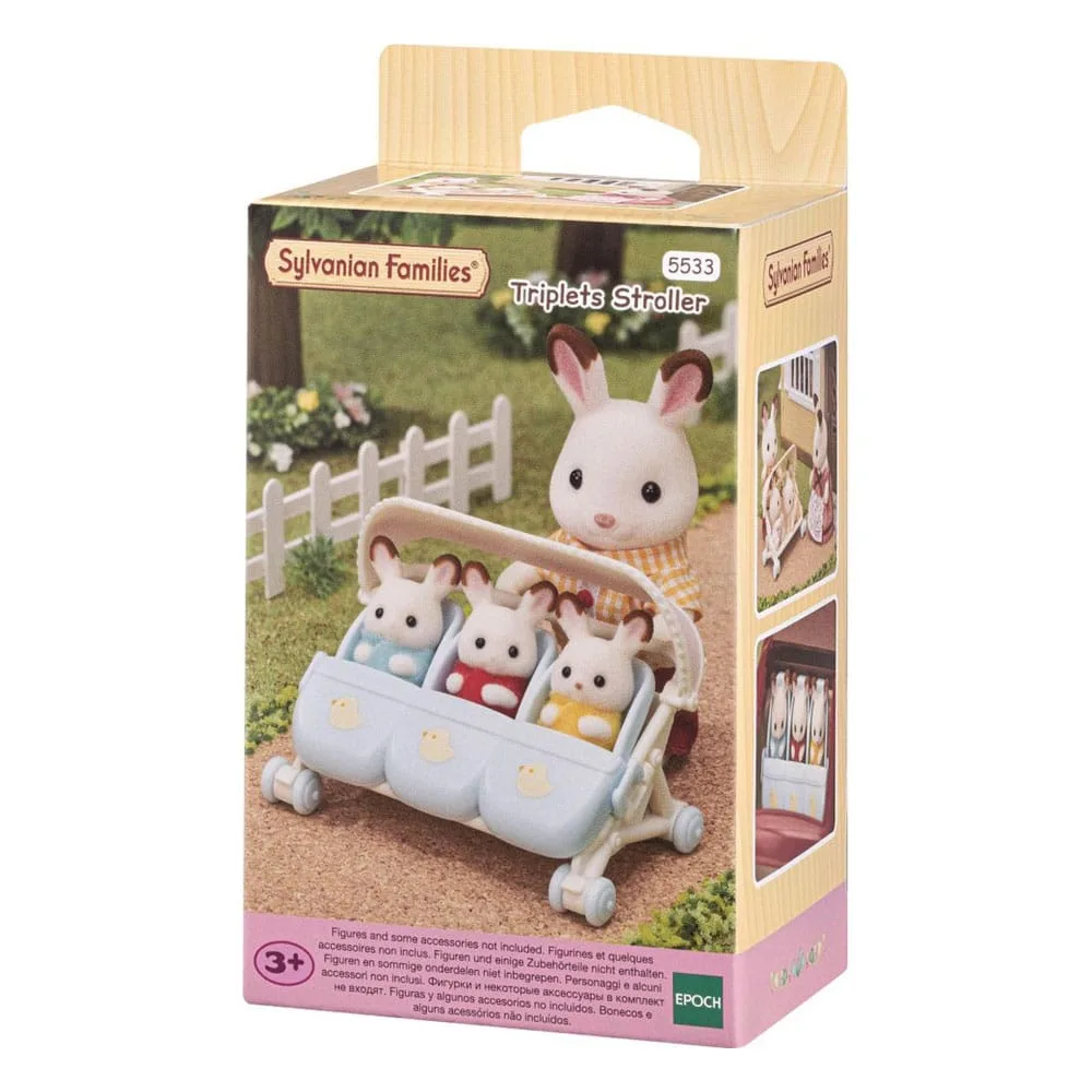 Sylvanian Families Stroller – Baby Triplets
