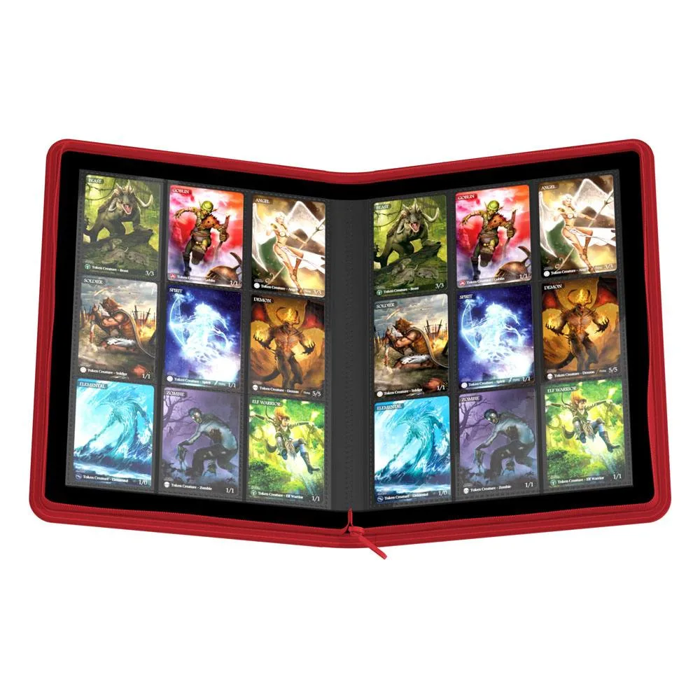 Ultimate Guard Card Binder – Red Zipfolio 360 Xenoskin 7