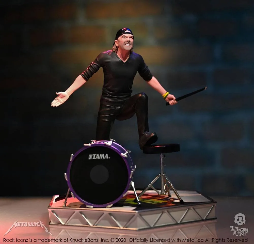 Metallica Rock Iconz Statue – Lars Ulrich Limited Edition 22 cm 5