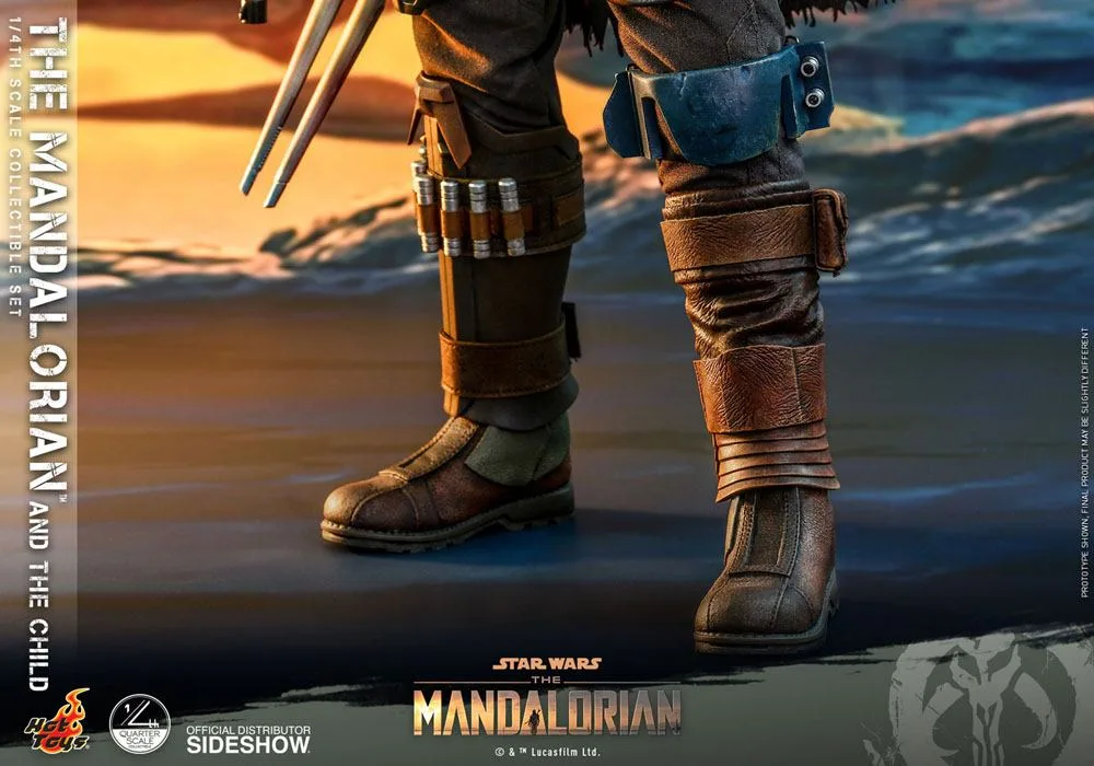 Star Wars Action Figure Set – The Mandalorian and The Child 1/4 3