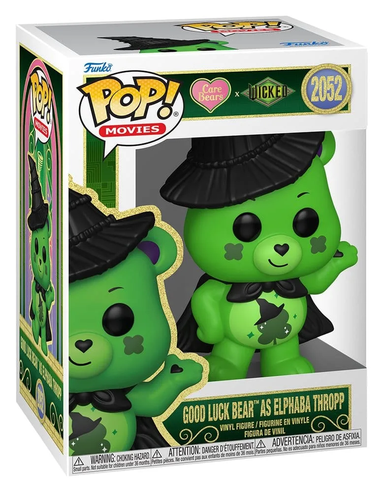 Wicked x Care Bears Pop! Figur – Good Luck Bear als Elphaba 9 cm 2