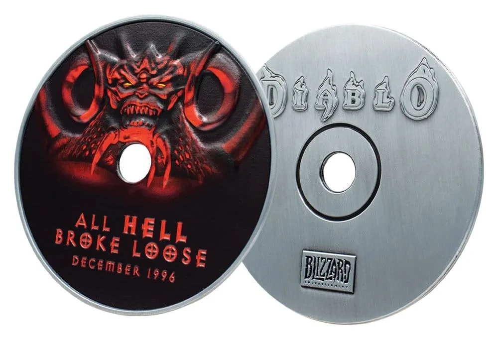 Diablo CD-ROM Replica – 30th Anniversary Limited Edition 11 cm 5