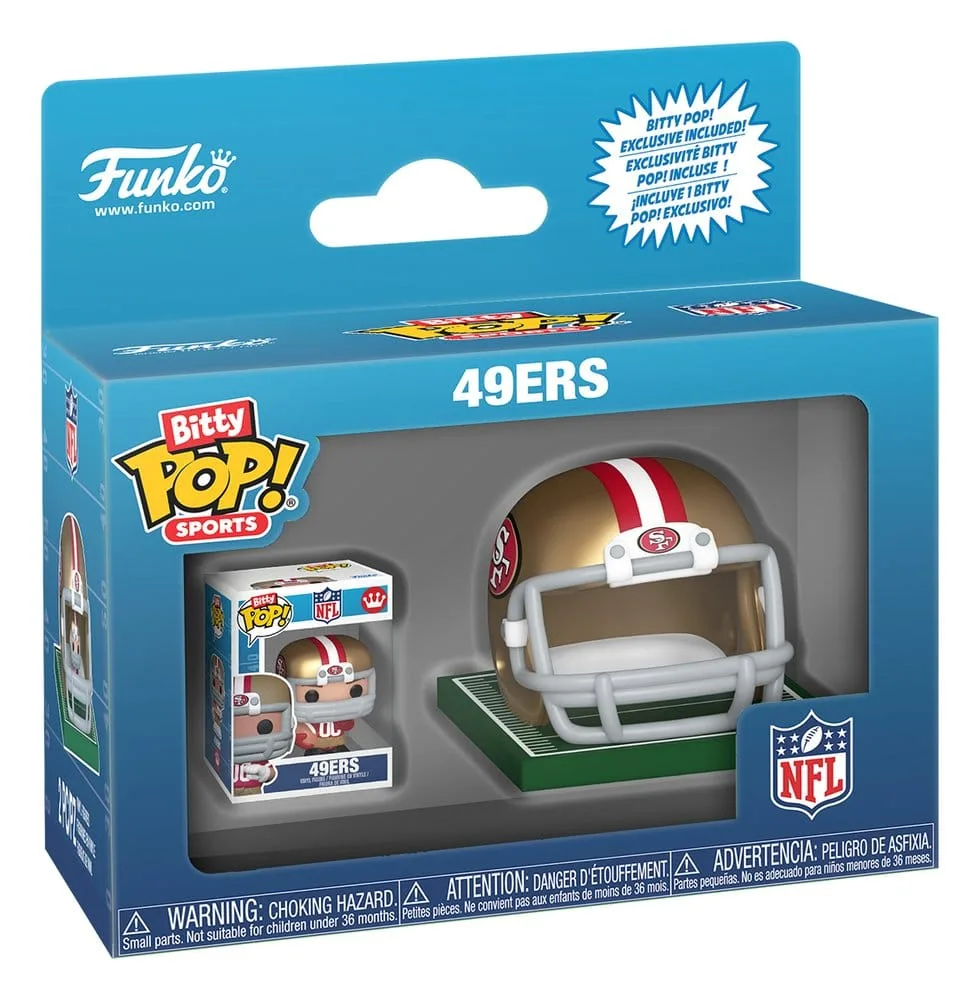 NFL Vinyl Figures – Bitty Pop Helmets NFC Series 1 12-Pack 2 cm 3