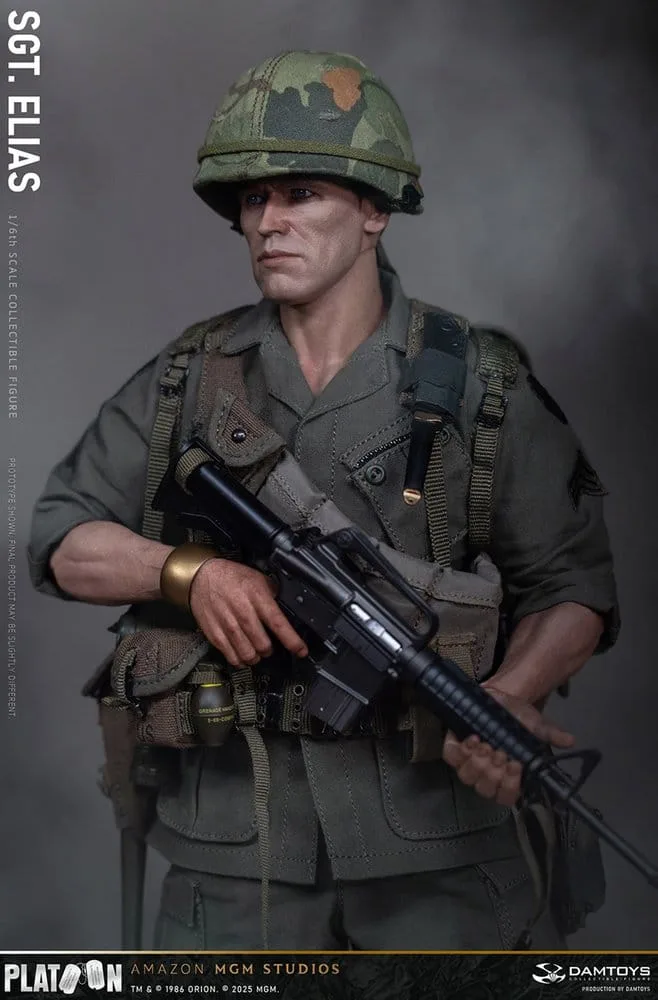 Platoon Action Figure – Sergeant Elias 1/6 Scale 30 cm 6