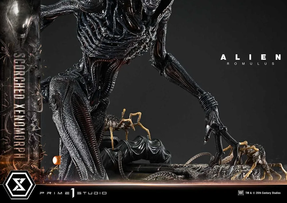 Alien Romulus Statue – Scorched Xenomorph 98 cm 25